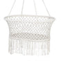 Gardeon Hammock Chair Cotton Swing Chair Outdoor Indoor Cream HM-CHAIR-BABY-CREAM