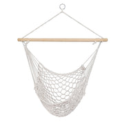 Gardeon Hammock Chair Outdoor Hanging Camping Mesh Indoor Cream HM-CHAIR-MES-CREAM