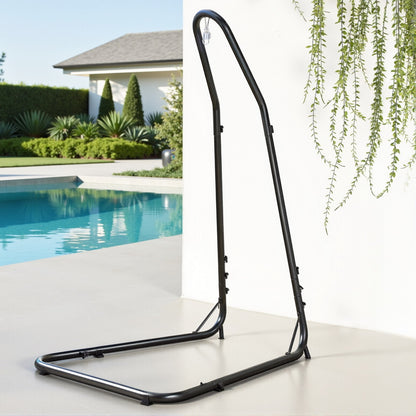 Gardeon Hammock Chair Stand Heavy Duty Steel Frame Black HM-CHAIR-STAND-A