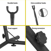 Gardeon Hammock Chair Stand Metal Frame Black HM-CHAIR-STAND-H