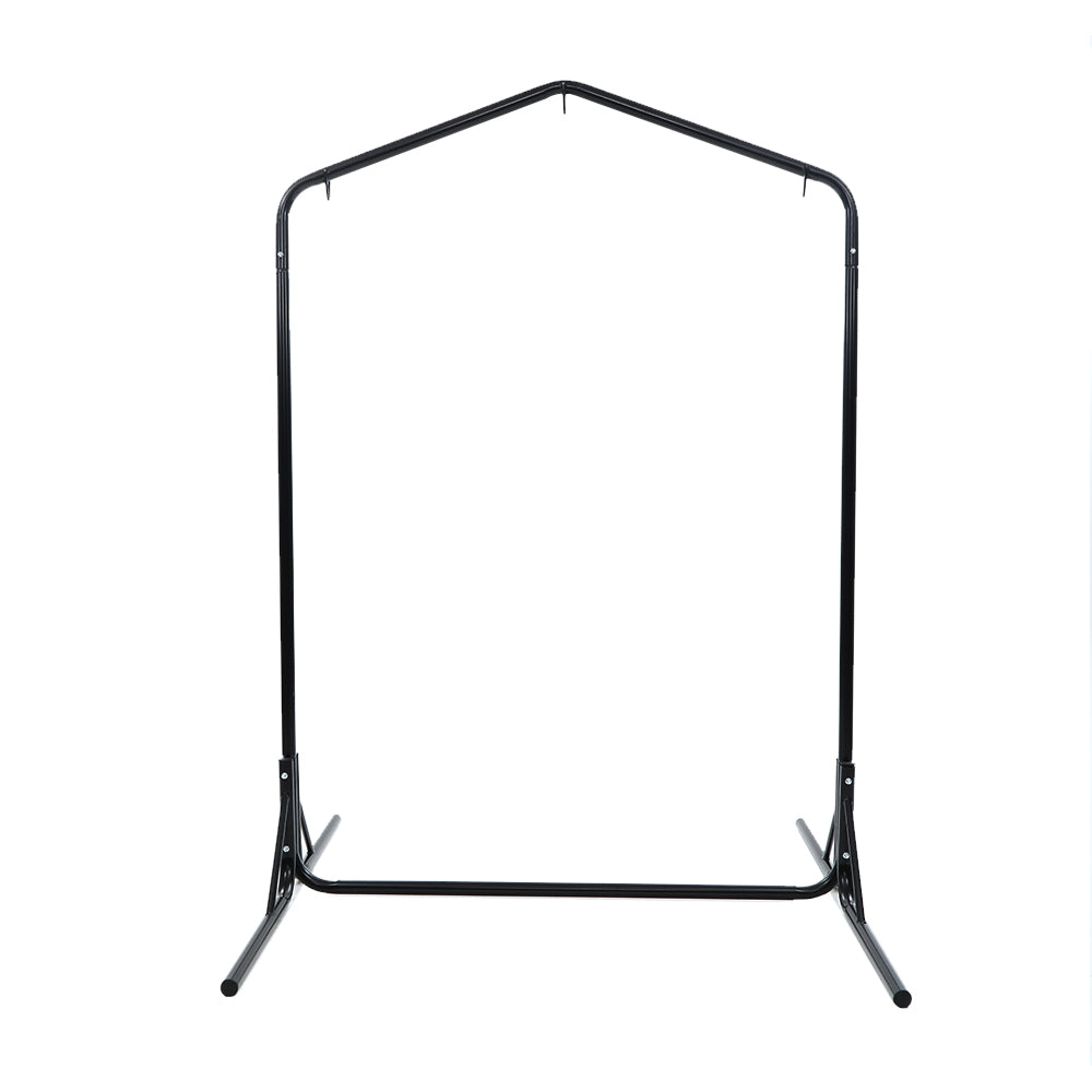 Gardeon Hammock Chair Steel Stand 2 Person Double Outdoor Heavy Duty 200KG HM-CHAIR-STAND-U