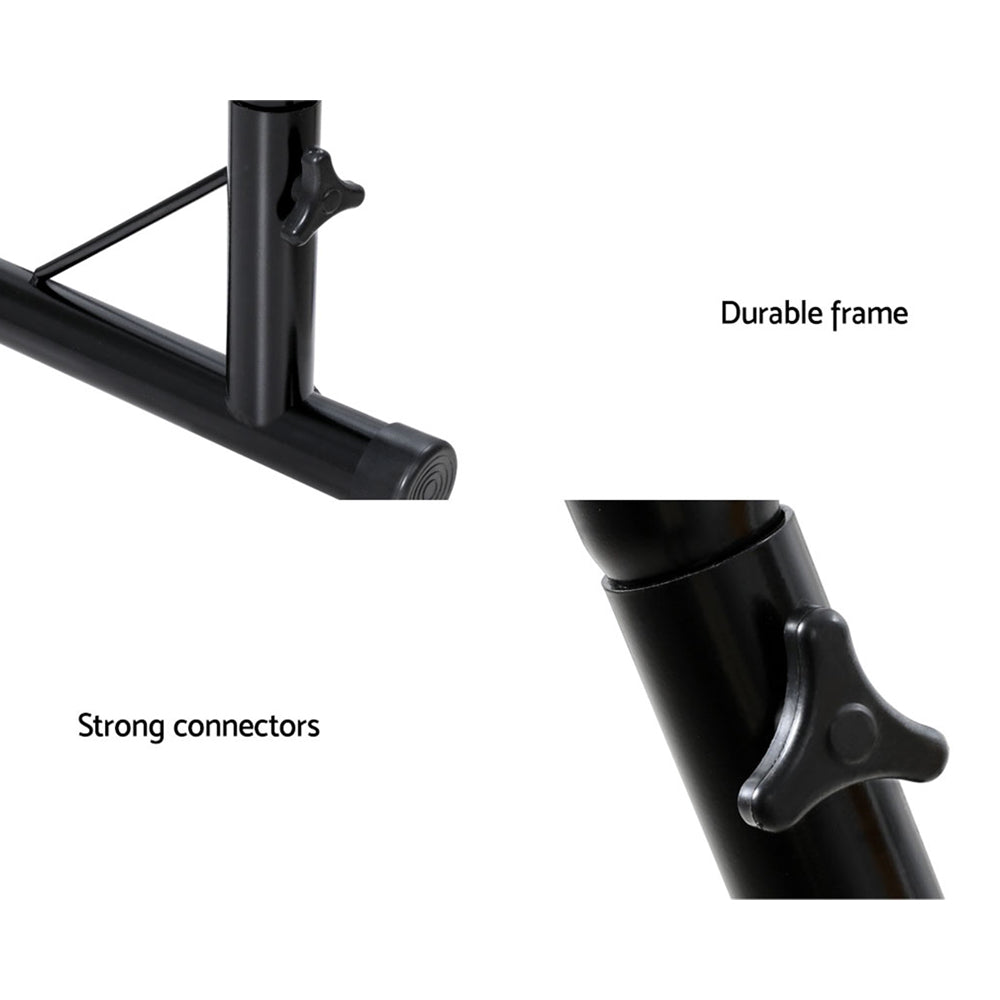 Gardeon Hammock Chair Steel Stand Outdoor Furniture Heavy Duty Black HM-CHAIR-STAND-X
