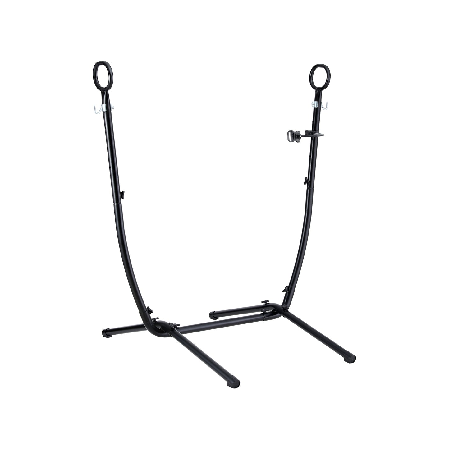 Gardeon Hammock Chair Stand Iron Frame w/ Phone Holder Black HM-CHAIR-STD-H