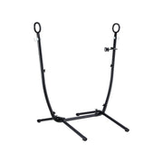 Gardeon Hammock Chair Stand Iron Frame w/ Phone Holder Black HM-CHAIR-STD-H