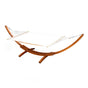 Gardeon Hammock Bed Outdoor Camping Garden Timber Hammock with Stand HM-TIM-ARC-DOU-FLA-AB