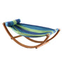 Gardeon Hammock Bed Outdoor Camping Kids Timber Hammock Rocking HM-TIM-ARC-KIDS-BLUE