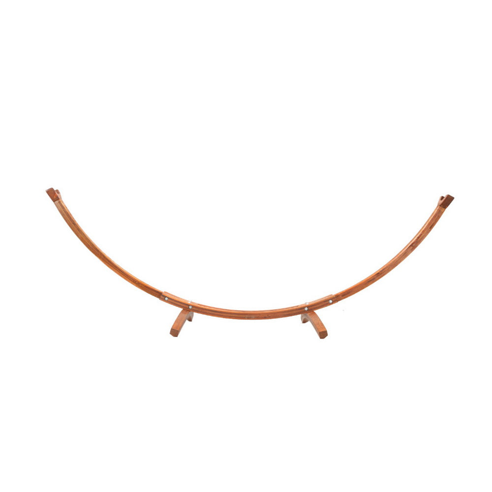 Gardeon Hammock Bed Stand Larch Wood 315cm Length HM-TIM-BED-STAND