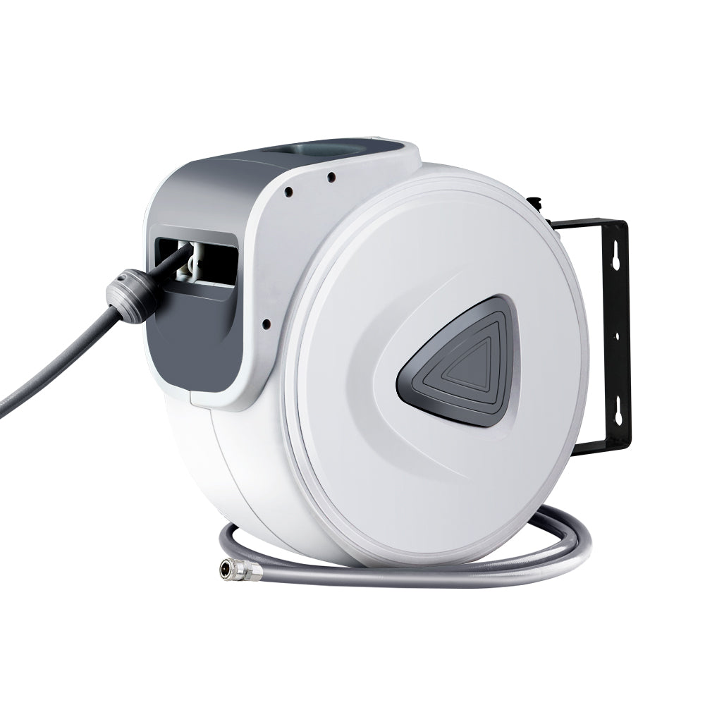Giantz Air Hose Reel 10m Retractable Rewind Swivel Wall Mount Compressor Garage HR-AIR-AUTO-10M