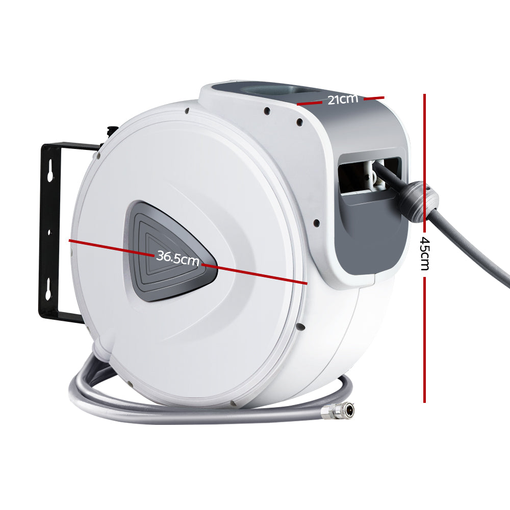Giantz Air Hose Reel 10m Retractable Rewind Swivel Wall Mount Compressor Garage HR-AIR-AUTO-10M