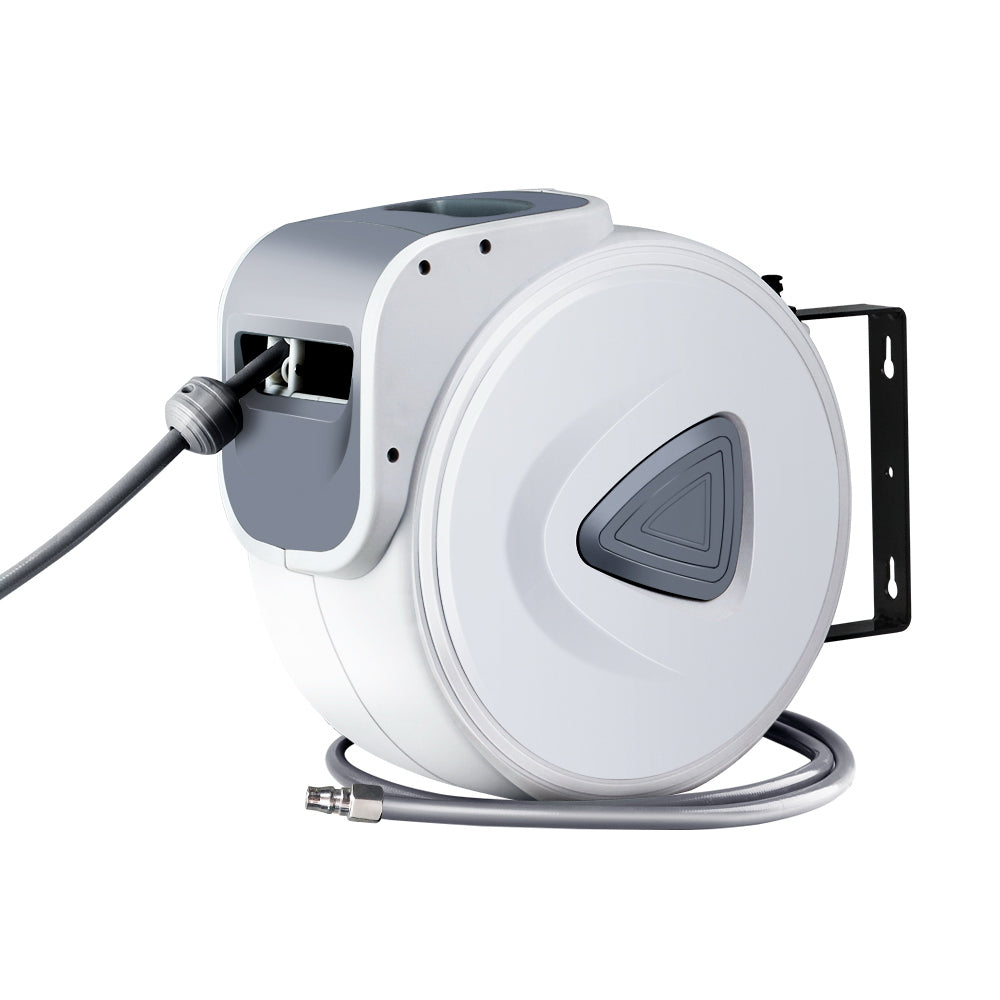 Giantz Air Hose Reel 20m Retractable Rewind Swivel Wall Mount Compressor Garage HR-AIR-AUTO-20M