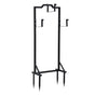 Green Fingers Garden Hose Holder Metal Portable Freestanding Hose Stand 4 Spikes Black HR-WA-HOLD-BK