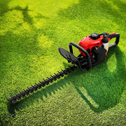 Giantz 25.4CC Petrol Hedge Trimmer 24" Dual Blade Tree Grass Garden Tool HT-26CC-24IN-RDBK