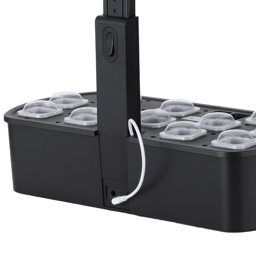 Green Fingers Hydroponics Growing System with LED lights HYDS-GL-23W-BK