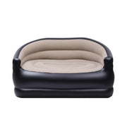 Gardeon Outdoor Air Sofa Inflatable Couch Two-Seater Lounge Chair with Pump Blow Up Couches for Camping IAS-2SEAT-CO