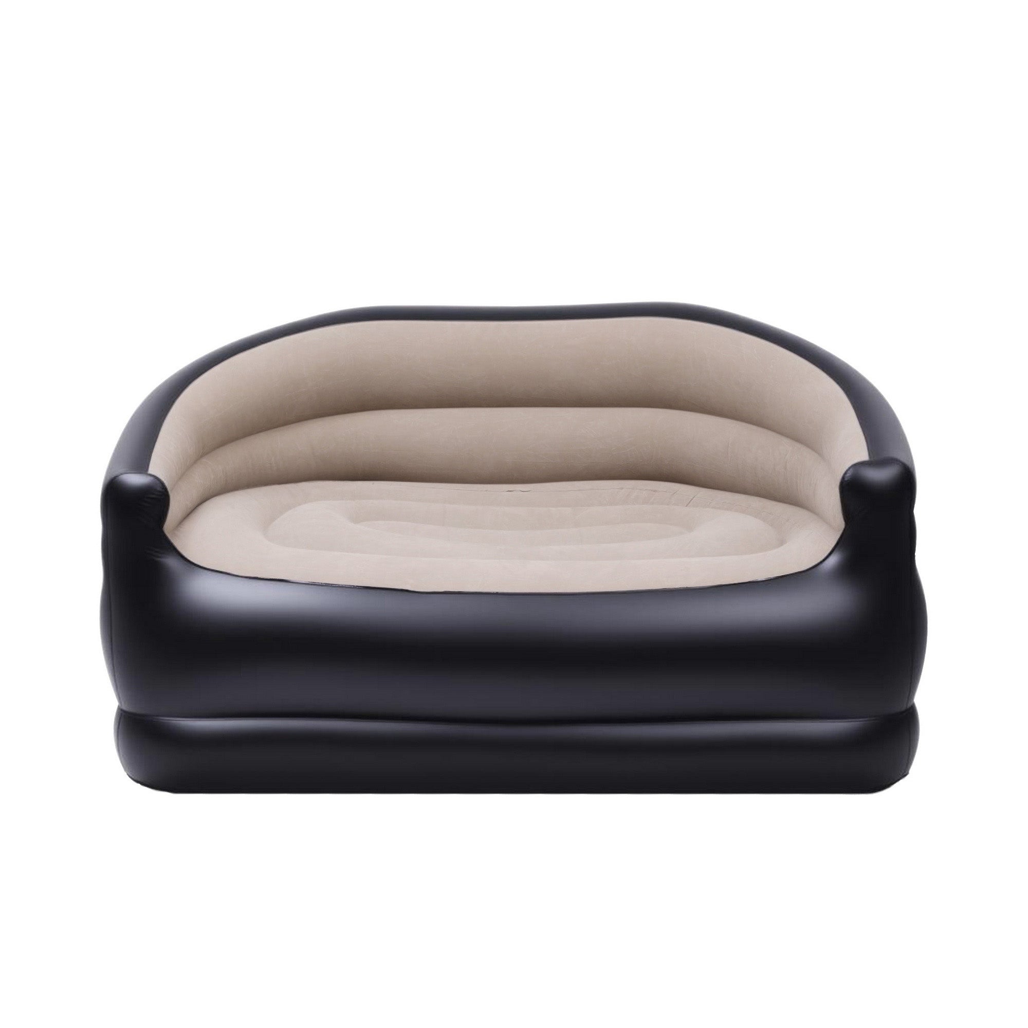 Gardeon Outdoor Air Sofa Inflatable Couch Two-Seater Lounge Chair with Pump Blow Up Couches for Camping IAS-2SEAT-CO