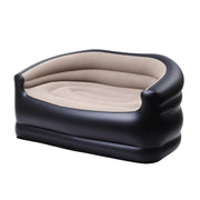 Gardeon Outdoor Air Sofa Inflatable Couch Two-Seater Lounge Chair with Pump Blow Up Couches for Camping IAS-2SEAT-CO