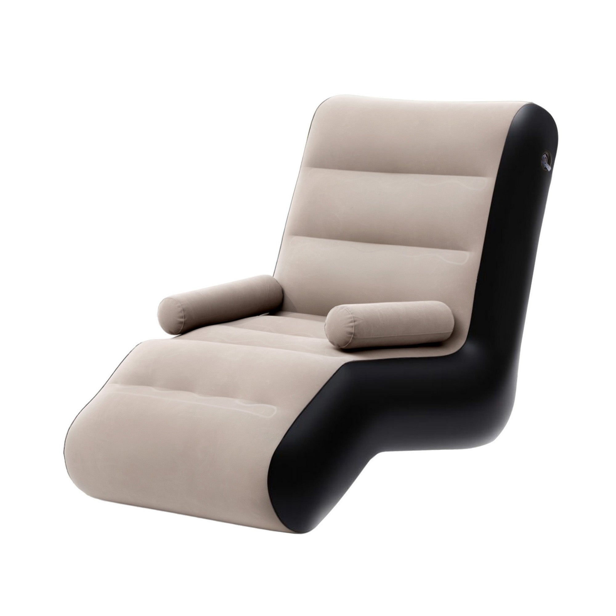 Gardeon Inflatable Chair Sun Lounger Blow Up Folding Air Chairs Sofa for Camping with Pump IAS-SINGLE-CO