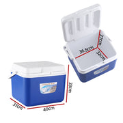 Glacio 26L Portable Ice Cooler Box Camping Fridge ICE-COOLER-26L-BL