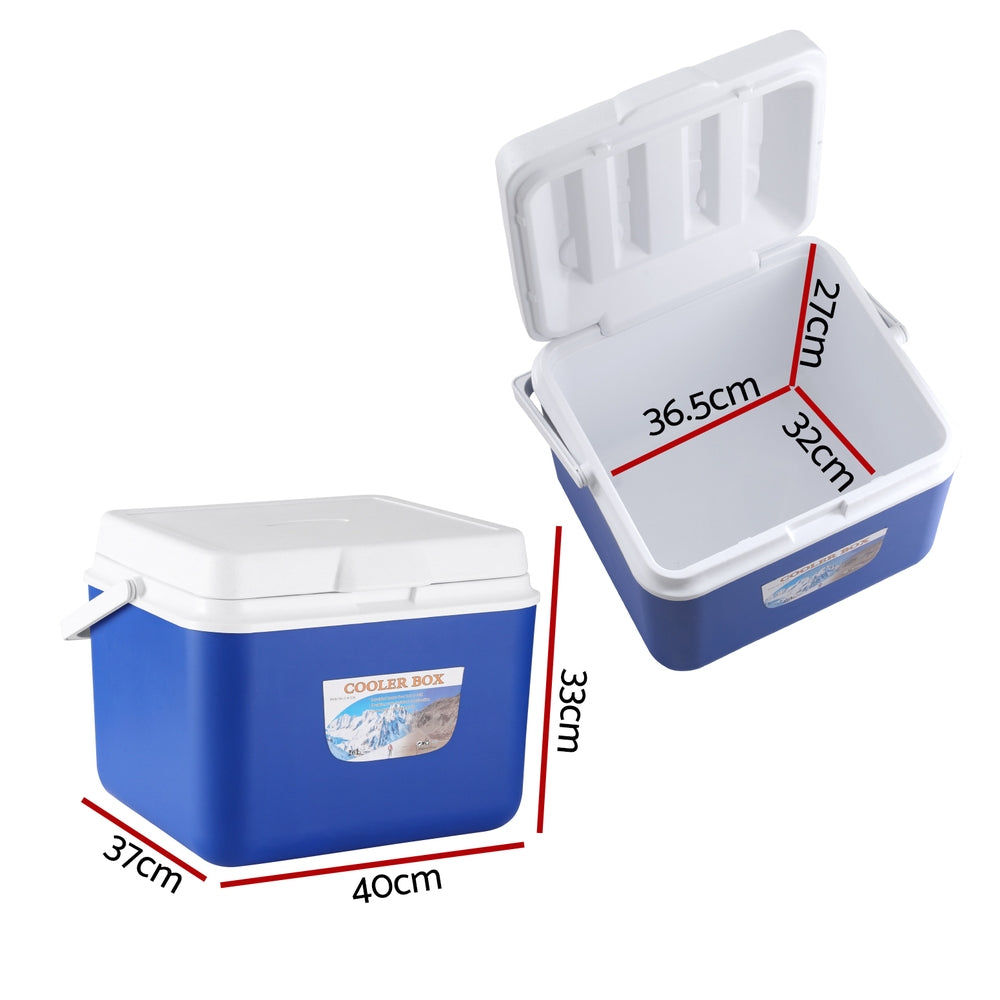 Glacio 26L Portable Ice Cooler Box Camping Fridge ICE-COOLER-26L-BL