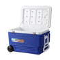 Glacio 60L Portable Ice Cooler Box With Wheels Camping Fridge ICE-COOLER-60L-WHEEL-BL
