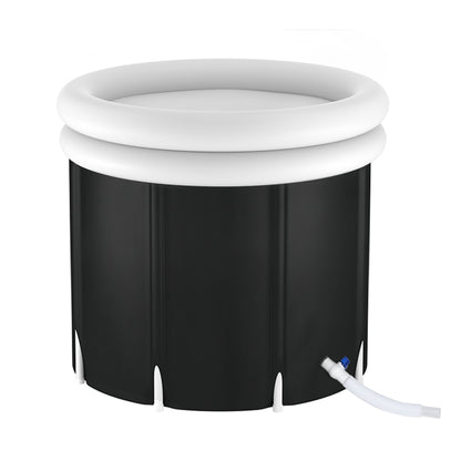Weisshorn Portable Ice Bath Tub 70X80CM Inflatable Folding Bathtub Spa Massage ICE-TUB-70X80-BK