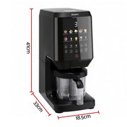 Devanti 10-in-1 Ice Cream Maker Machine Homemade Gelato Sorbet Smart Portion Control Custom Mix-Ins ICM-SFS01-BK