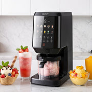 Devanti 10-in-1 Ice Cream Maker Machine Homemade Gelato Sorbet Smart Portion Control Custom Mix-Ins ICM-SFS01-BK