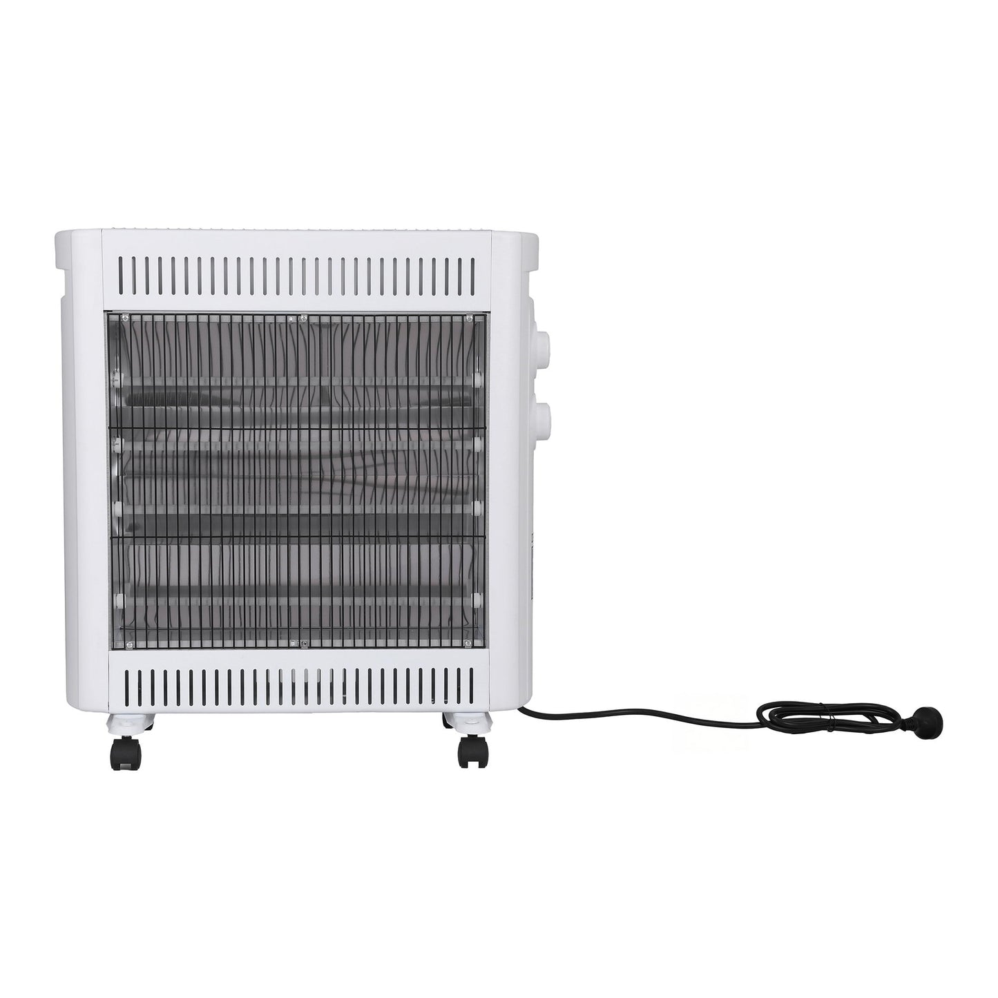 Devanti 2200W Infrared Radiant Heater Portable Electric Space Heating White IH-B21-WH
