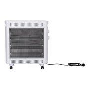 Devanti 2200W Infrared Radiant Heater Portable Electric Space Heating White IH-B21-WH