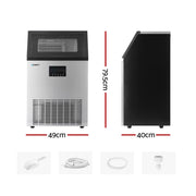 Devanti 45kg Ice Maker Commercial Machine IM-A-ZB45F-COM