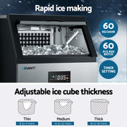 Devanti 60kg Ice Maker Commercial Machine IM-A-ZB60F-COM