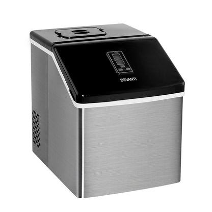 Devanti 18kg Ice Maker Machine Stainless Steel IM-ZB-18F-SS