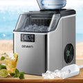 Devanti Ice Maker Machine Commercial Portable Ice Cube Tray Countertop 3.2L IM-ZB-20F-SS