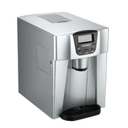 Devanti 2L Portable Ice Cuber Maker & Water Dispenser - Silver IM-ZB12E-SR