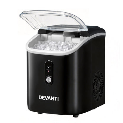 Devanti 15kg Nugget Ice Maker Machine IM-ZB15N-BK