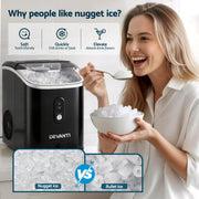 Devanti 15kg Nugget Ice Maker Machine IM-ZB15N-BK
