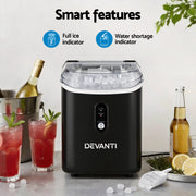 Devanti 15kg Nugget Ice Maker Machine IM-ZB15N-BK