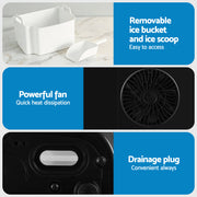 Devanti 15kg Nugget Ice Maker Machine IM-ZB15N-BK