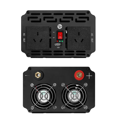 Giantz Power Inverter 1000W or 2000W Pure Sine Wave 12V-240V Camping Boat Caravan INVERT-P-1000W-SL