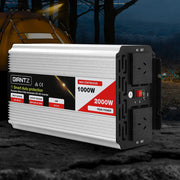 Giantz Power Inverter 1000W or 2000W Pure Sine Wave 12V-240V Camping Boat Caravan INVERT-P-1000W-SL