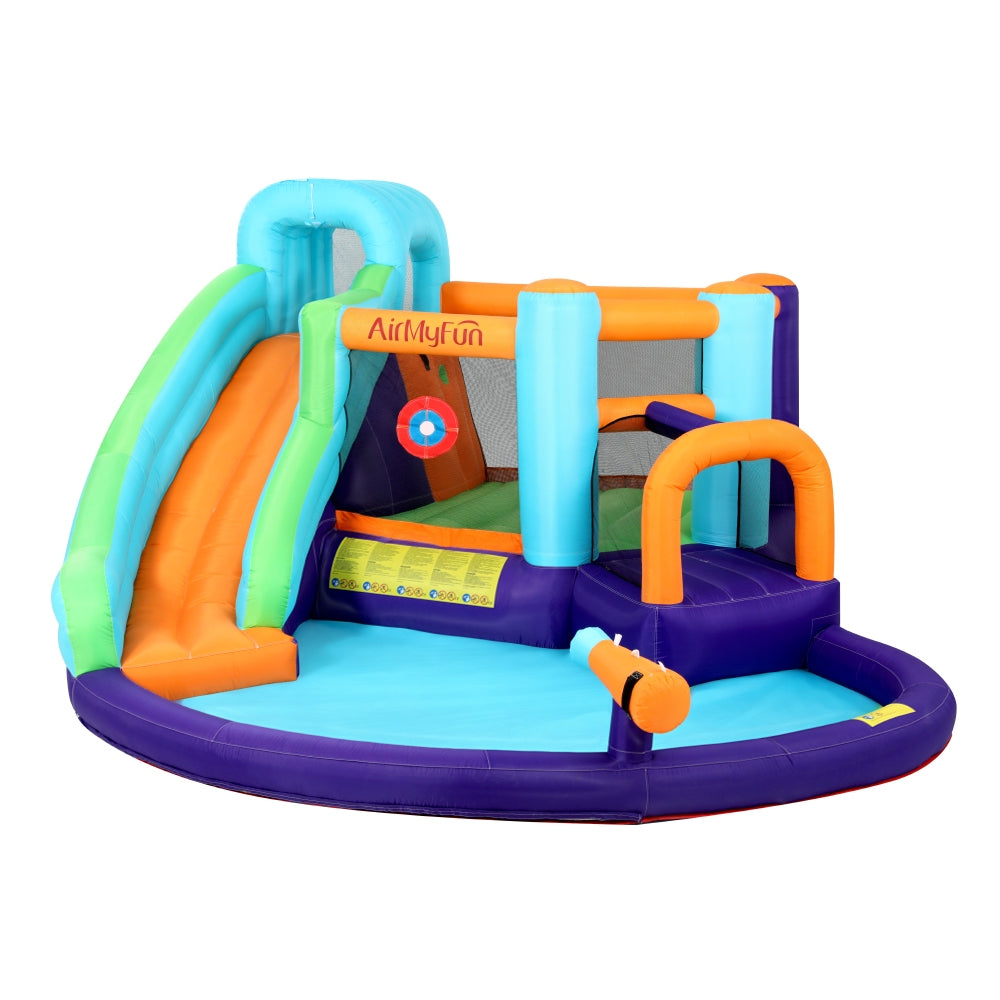 AirMyFun Inflatable Water Slide Kids Jumping Castle Trampoline Outdoor IOT-B-83003-MC