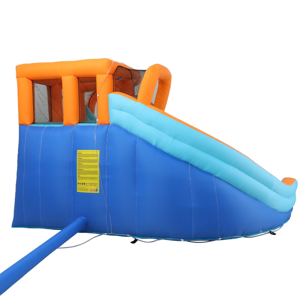 AirMyFun Kids Inflatable Pool Water Double Slide Park Jumping Castle 465X390CM IOT-B-83049-MC