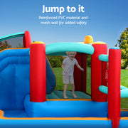 Kids Inflatable Water Slide Splash Pool Park Jumping Castle Bounce 615X322CM IOT-B-DD-73021-MC
