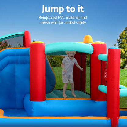 Kids Inflatable Water Slide Splash Pool Park Jumping Castle Bounce 615X322CM IOT-B-DD-73021-MC