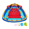 Kids Inflatable Pool Water Slide Cannon Splash Park Toss Game 408X386CM IOT-B-DD-73040-MC
