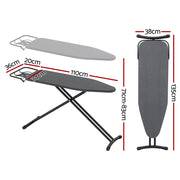 Artiss Ironing Board Foldable Iron Rest Black IRB-STAND-100-BK