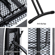 Artiss Ironing Board Foldable Iron Rest Black IRB-STAND-100-BK