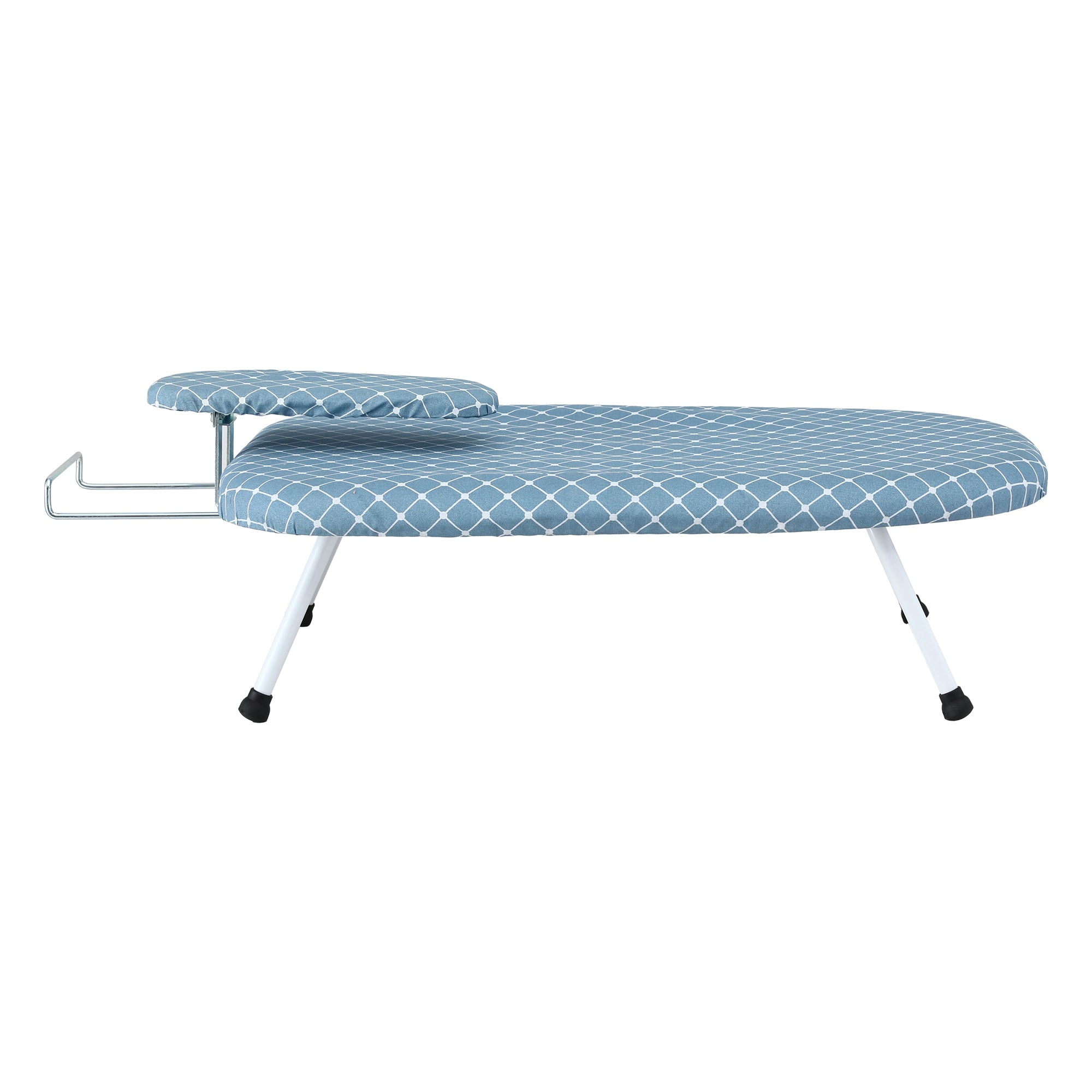 Artiss Tabletop Ironing Board with Small Ironing Boards with Folding Legs Blue IRB-STAND-61-WHBU