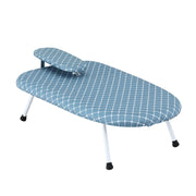 Artiss Tabletop Ironing Board with Small Ironing Boards with Folding Legs Blue IRB-STAND-61-WHBU