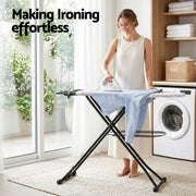 Artiss Foldable Ironing Board with Iron Rest Ironing Board for Laundry Room Arrow IRB-STAND-ARROW-N110-GY